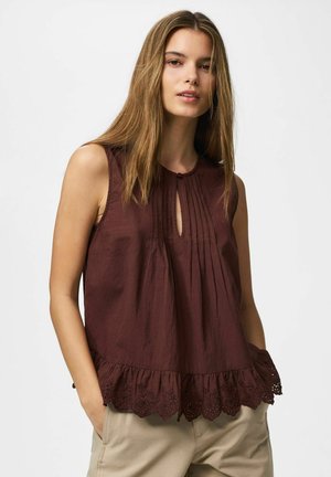 Pieces BLUSE PCPAIGE - Top - chicory coffee