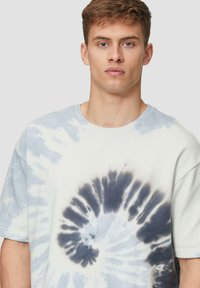QS T-shirt print - hellblau