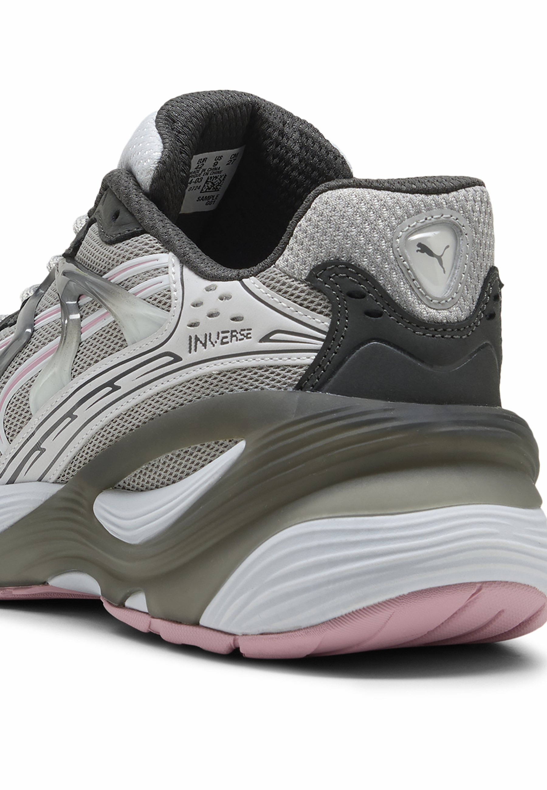 Puma INVERSE SHADES - Trainers - gray echo-dusky gray-silver mist