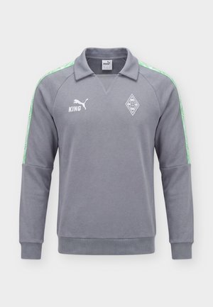 Puma, BORUSSIA MÖNCHENGLADBACH FTBLKING DRILL - Article de supporter d'équipe de club - grey/green
