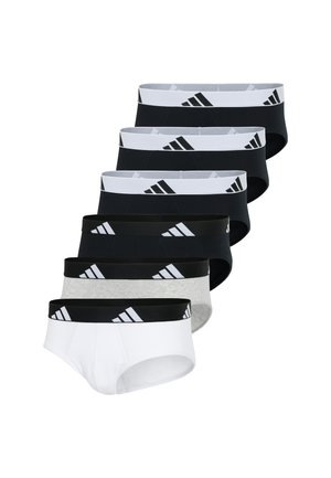 6ER PACK ACTIVE FLEX - Slip - weiß schwarz grau