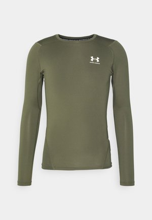 Under Armour, HEATGEAR BASELAYER - T-shirt à manches longues - marine green/white