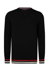 Felix Hardy - V-NECK - Jumper - black Thumbnail Image 1