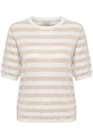 Kaffe MILO  - T-shirt med print - chalk sand