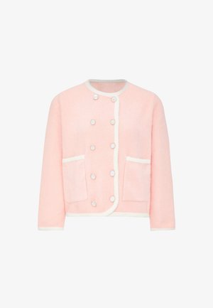 usha, Cardigan - rosa weiss