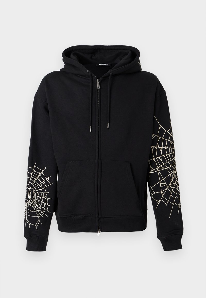 Wasted Paris Sweater met rits zwart