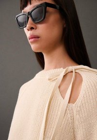 Mango Stickad tröja - off-white