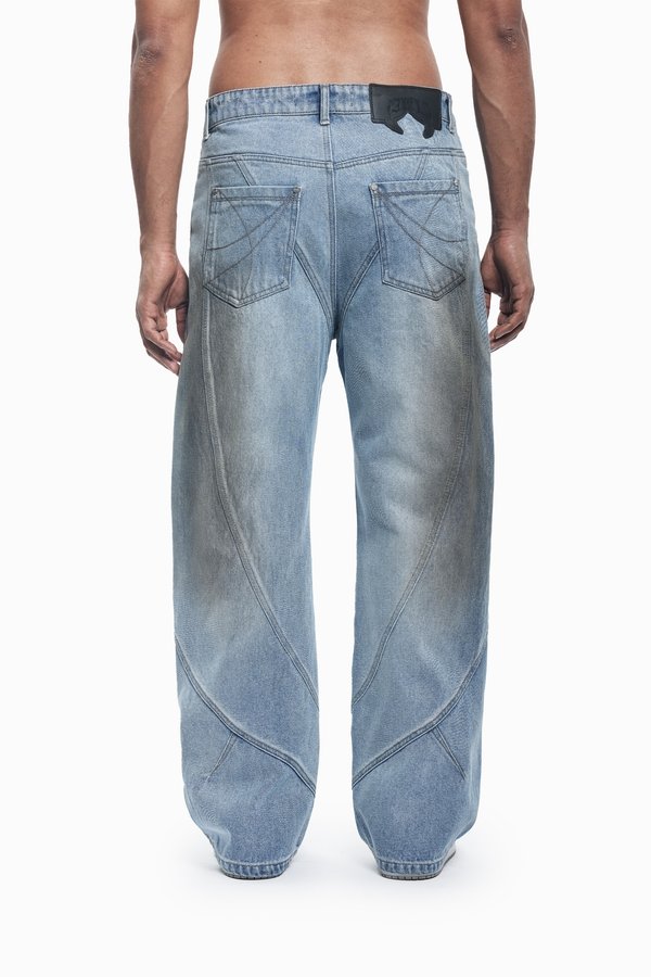 CUTLINE UNISEX - Straight leg jeans3