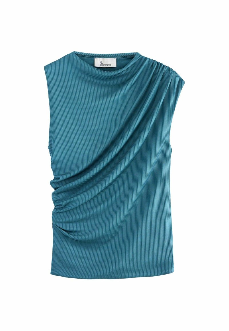 Next T-shirt print blauw