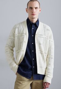 NN.07 TOBIAS CARDIGAN  - Cardigan - offwhite