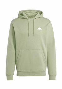 adidas Sportswear ESSENTIALS FLEECE Sweat à capuche tent green