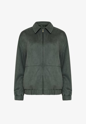 Long Tall Sally, TALL JACKETS - Faux leather jacket - grey
