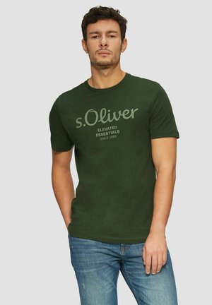 T-Shirt print - dunkelgrun