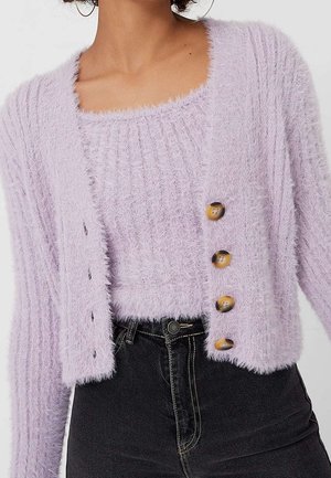Cardigan - mauve