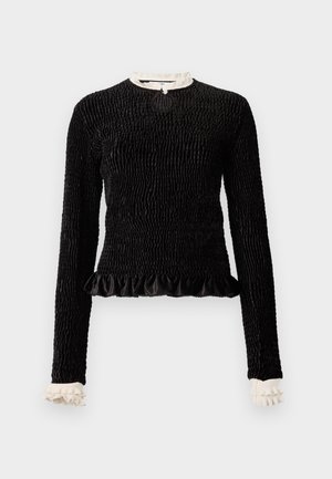 Jersey de punto - noir/ecru
