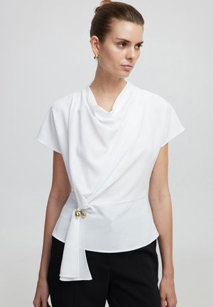 Ipekyol TWISTEDWITH METAL ACCESSORIES - Blůza - white