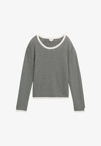 Ausgewählt, black white bubble knit design