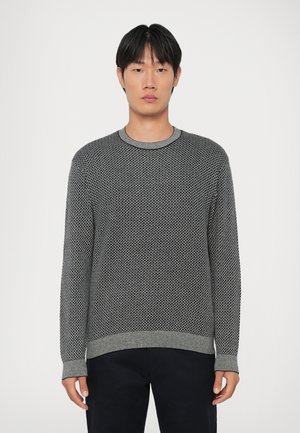 PULLOVER - Svetrík - dark blue/white