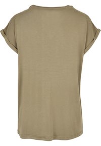 Urban Classics EXTENDED SHOULDER - Osnovna majica kratkih rukava - khaki