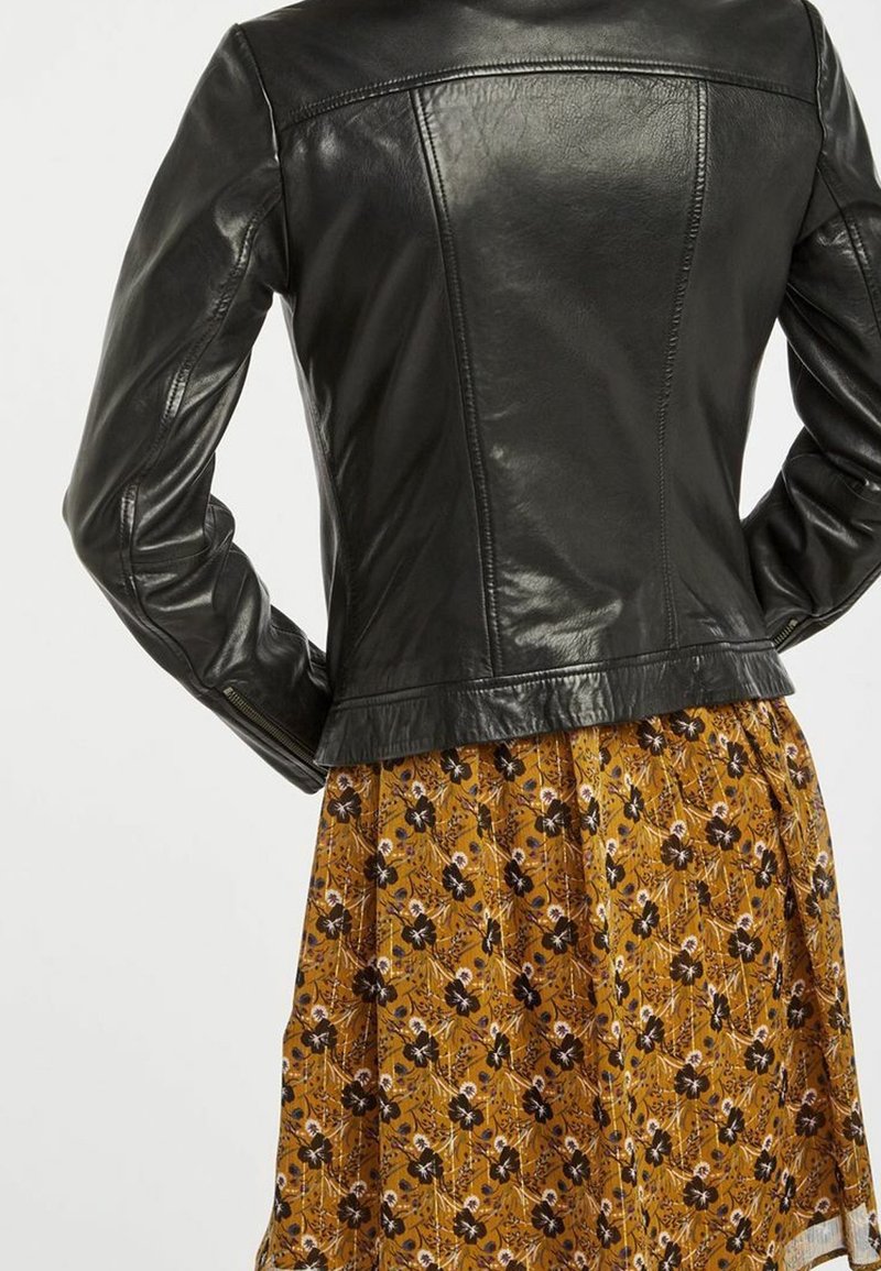 NAF NAF Veste en cuir black/noir (Seconde main)