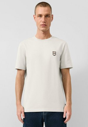 QS, T-SHIRT - T-Shirt basic - creme