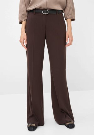 STYLE MAINE - Trousers - dark chocolate
