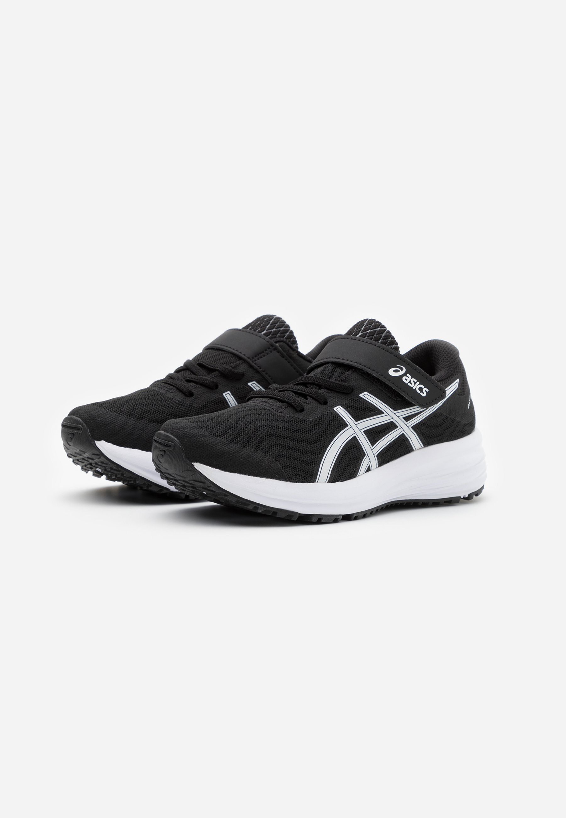ASICS PATRIOT 12 UNISEX - Laufschuh Neutral - black/white/schwarz -  Zalando.de