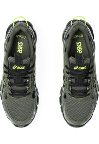 ASICS SportStyle GEL-QUANTUM 90 3 GS - Baskets basses - olive canvas safety yellow