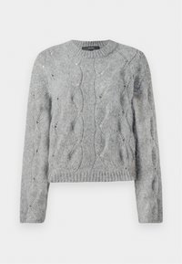 VMNEWLINA O NECK  - Pulóver - medium grey melange