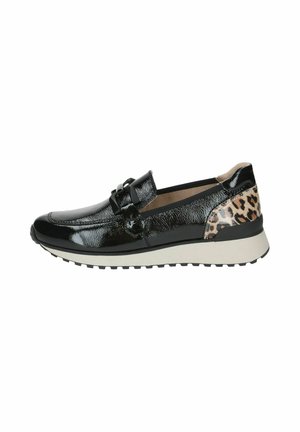 Caprice Scarpe senza lacci - black naplak