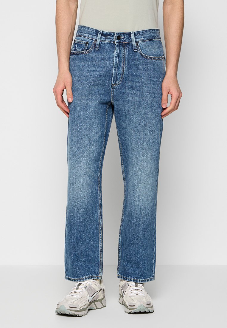 Denham Relaxed fit jeans blauw