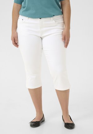 Denim shorts - chalk
