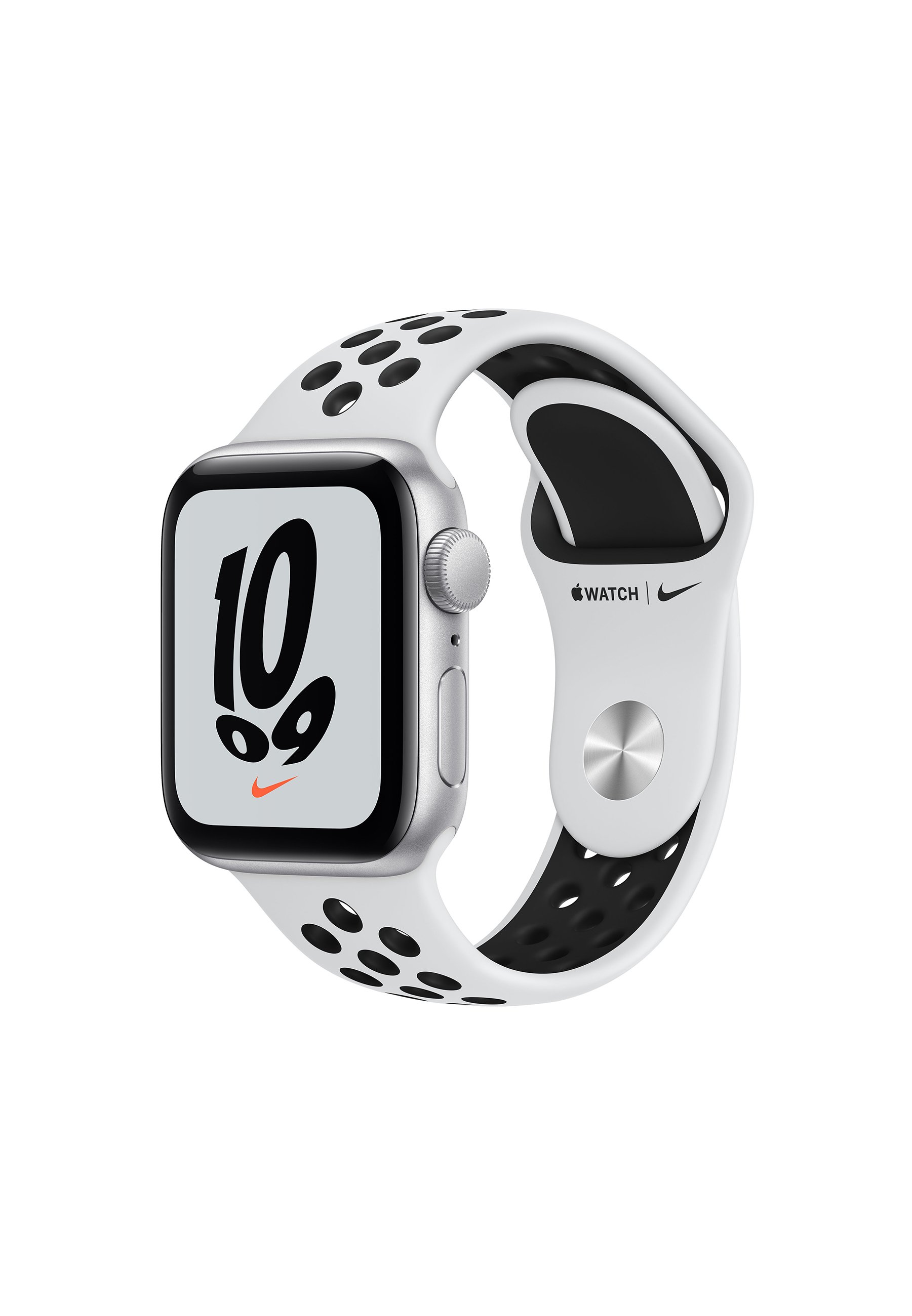 Apple APPLE WATCH NIKE SE 40MM (GPS) - Smartwatch - silver aluminium case  with pure platinum/black nike sport band/argentato - Zalando.it