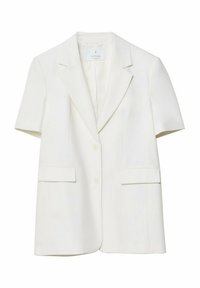 REGULAR FIT SHORT SLEEVE - Short coat - beige