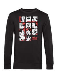 Disney MICKEY CLASSIC MICKEY MOUSE EXPRESSION GRID - Sudadera - black