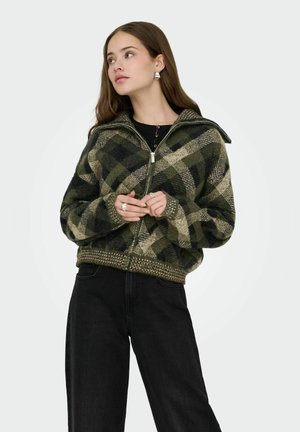 ONLMAROON - Chaqueta de punto - forest night
