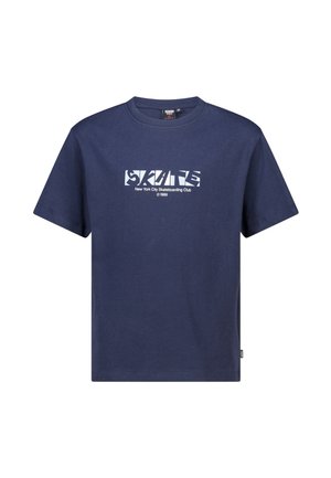 T-shirt print - dark blue