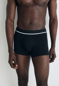 Schiesser 3 PACK - Boxerkalsong - black/grey
