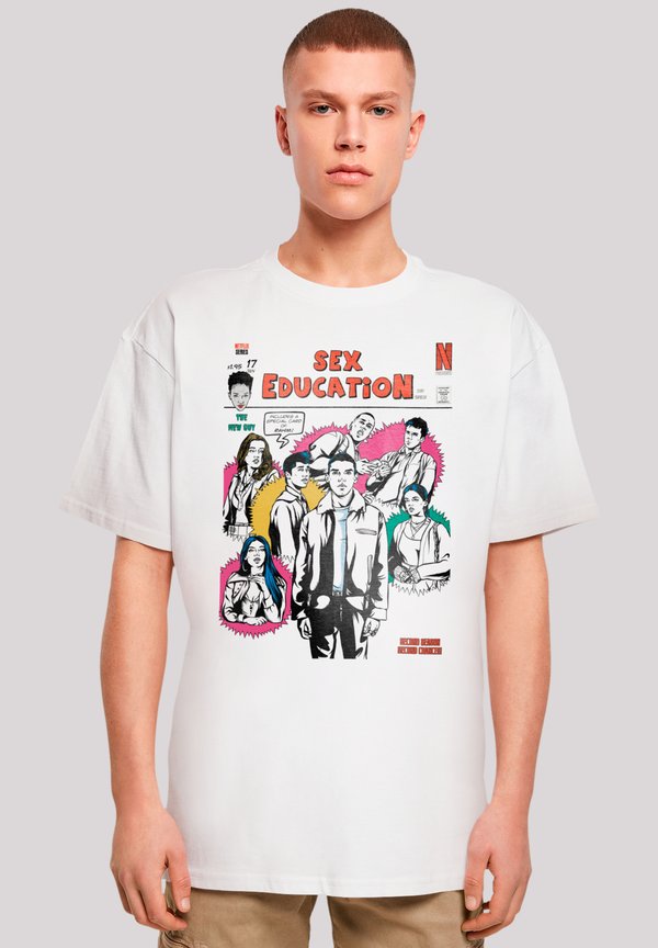 SEX EDUCATION MAGAZINE COVER NETFLIX TV SERIES - T-Shirt print - weiß