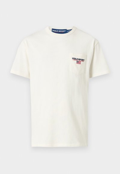 Polo Ralph Lauren SHORT SLEEVE - Pamata T-krekls - white