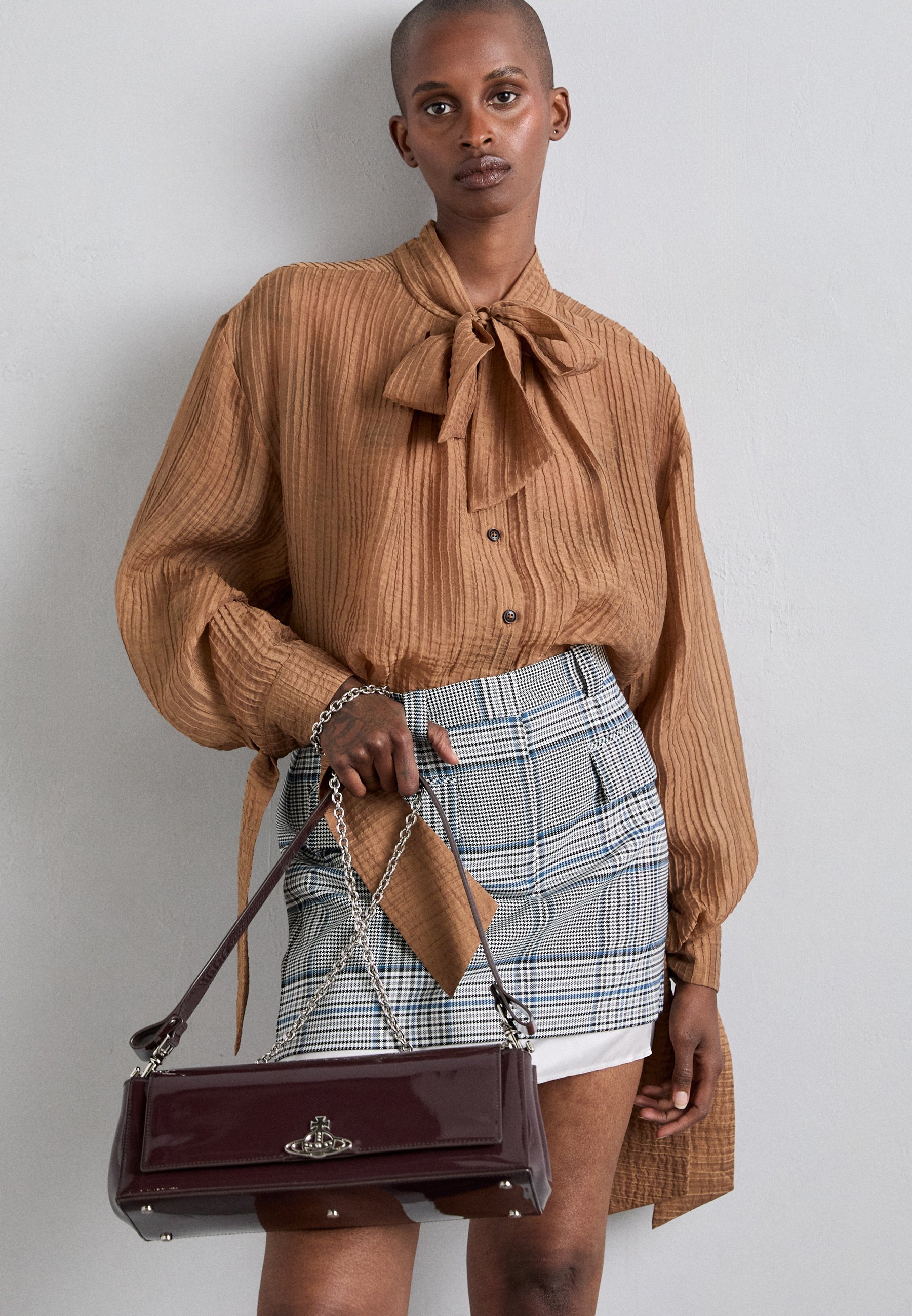 Vivienne Westwood HAZEL LARGE HANDBAG - Handbag - brown - Zalando 