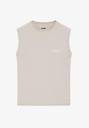 Guess, ÄRMELLOSES PULLOVER-TOP - Débardeur - beige
