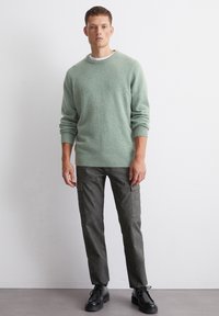 Marc O'Polo AUS GESPRENKELTEM TWEED - Trui - rain kissed leaf