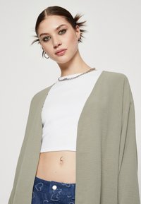 Vero Moda VMALVA KIMONO - Poletna jakna - vetiver