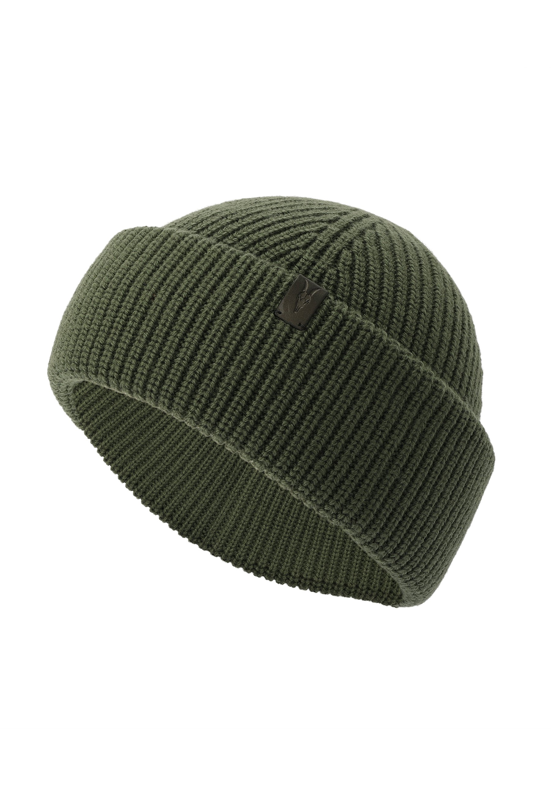 All Saints Olive Knit Beanie AllSaints STAR - Beanie - medium green/green - Zalando.ie main image 4