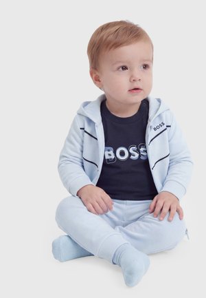 BOSS Kidswear TROUSERS BABY SET - Μπλούζα με μακριά μανίκια - pale blue