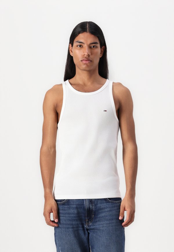 SLIM FLAG TANK - Top - ecru