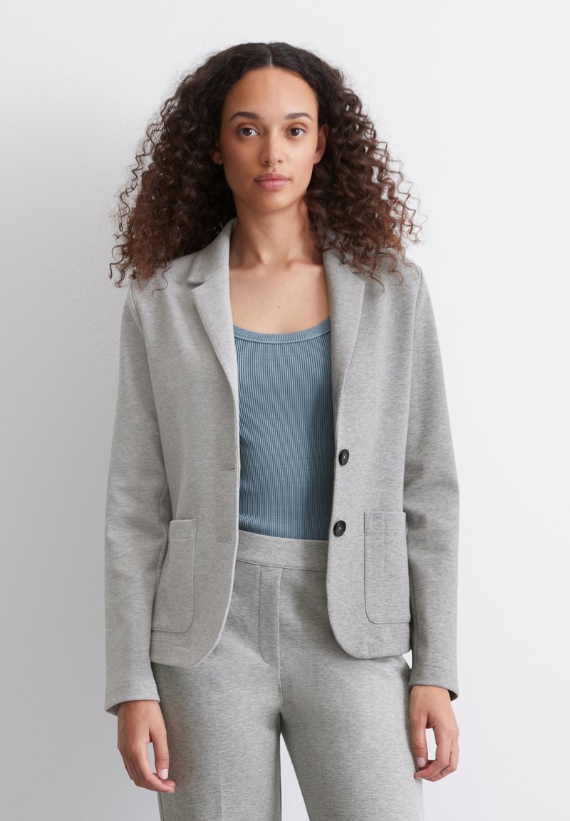 Marc O'Polo REGULAR AUS INTERLOCK-QUALITÄT - Blazer - soft stone melange