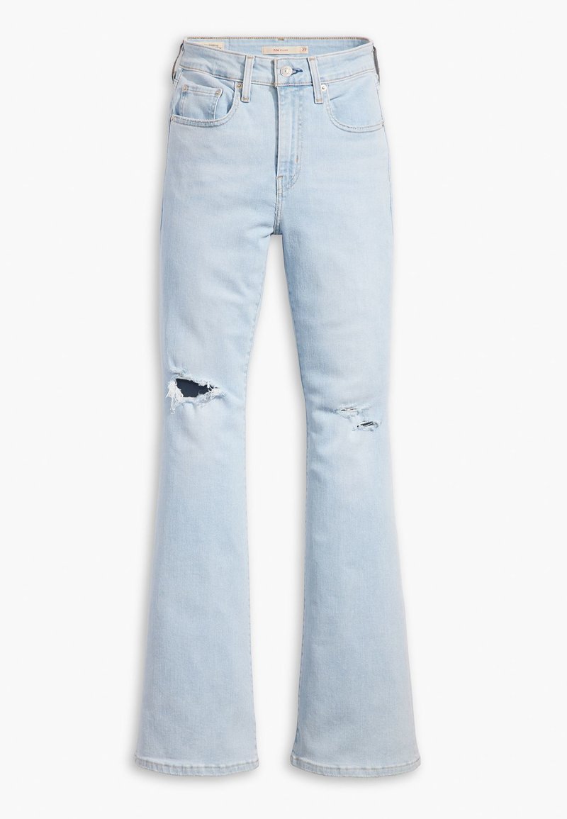 Split Hem Levis Jeans 726 Levi's 726 High Rise Flared Jeans In Mid