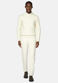 Boggi Milano CREW NECK - Svetrík - white